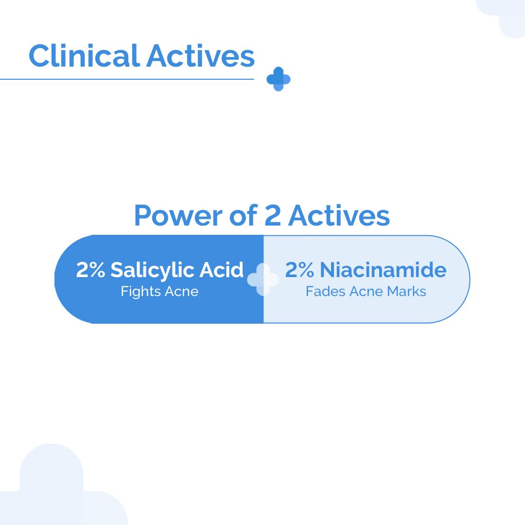 The Derma Co Sali-Cinamide Anti-Acne Face Wash with 2% Salicylic Acid & 2% Niacinamide - 80 ml | Clears Acne & Marks | Removes Excess Oil - Image 4