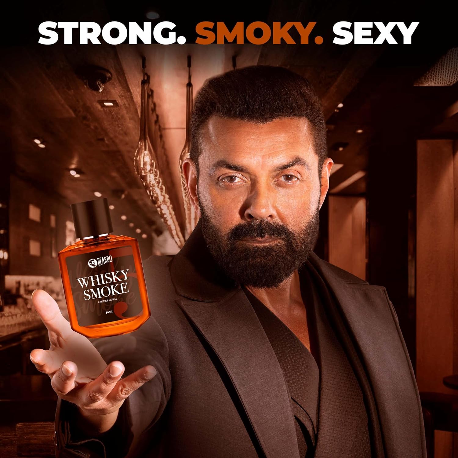Beardo Whisky Smoke Perfume for Men,50ml|Spicy,Woody-Oudh Scent Eau De Parfum|Long Lasting Mens Perfume|Best Date Night Fragrance Body Spray|Day gift for husband|Gift for boyfriend - Image 3